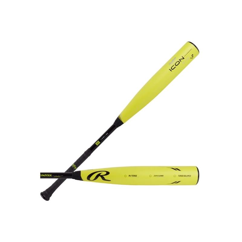 2024 RAWLINGS ICON GLOWSTICK (3) BBCOR BASEBALL BAT